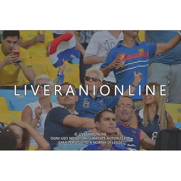 Fanny VALBUENA et le clan Valbuena - 25.06.2014 - France / Equateur - Coupe du Monde 2014 - Photo : Dave Winter / Icon Sport AG ALDO LIVERANI SAS ONLY ITALY