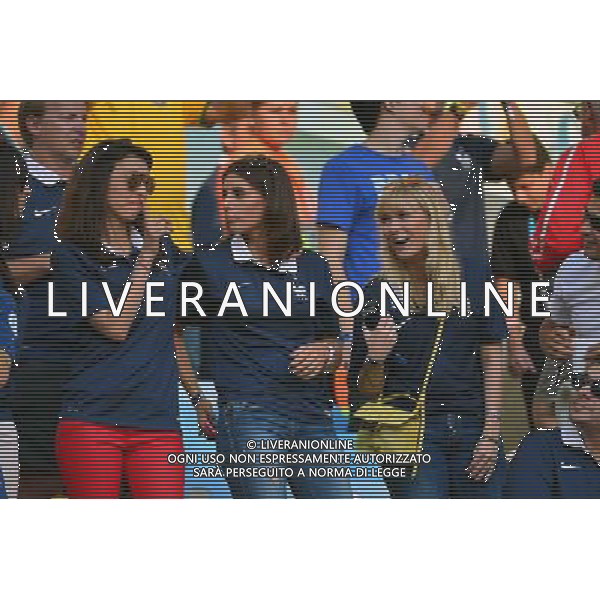 Femmes des joueurs / Jennifer GIROUD - 25.06.2014 - France / Equateur - Coupe du Monde 2014 - Photo : Dave Winter / Icon Sport AG ALDO LIVERANI SAS ONLY ITALY