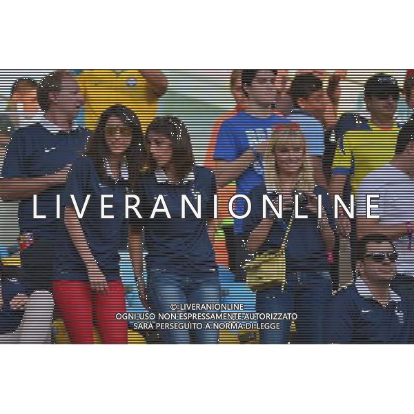 Femmes des joueurs / Jennifer GIROUD - 25.06.2014 - France / Equateur - Coupe du Monde 2014 - Photo : Dave Winter / Icon Sport AG ALDO LIVERANI SAS ONLY ITALY