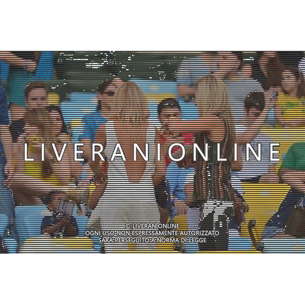 Femmes des joueurs - 25.06.2014 - France / Equateur - Coupe du Monde 2014 - Photo : Dave Winter / Icon Sport AG ALDO LIVERANI SAS ONLY ITALY