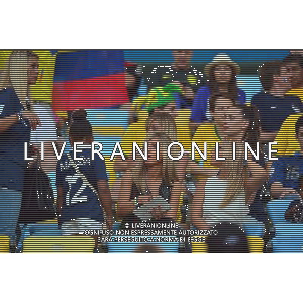 Femmes des joueurs - 25.06.2014 - France / Equateur - Coupe du Monde 2014 - Photo : Dave Winter / Icon Sport AG ALDO LIVERANI SAS ONLY ITALY