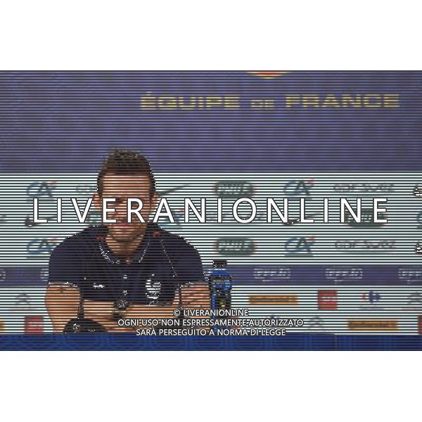 Yohan CABAYE - 28.06.2014 - Conference de presse -Equipe de France - Coupe du Monde 2014 Photo : Dave Winter / Icon Sport AG ALDO LIVERANI SAS ONLY ITALY