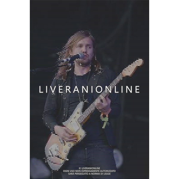 Pilton, UK, 27/06/2014 : Performances at Glastonbury Festival . Band of Skulls plays. Person Pictured: Russell Marsden, guitar, vocals. Picture by Julie Edwards AG ALDO LIVERANI SAS ONLY ITALY