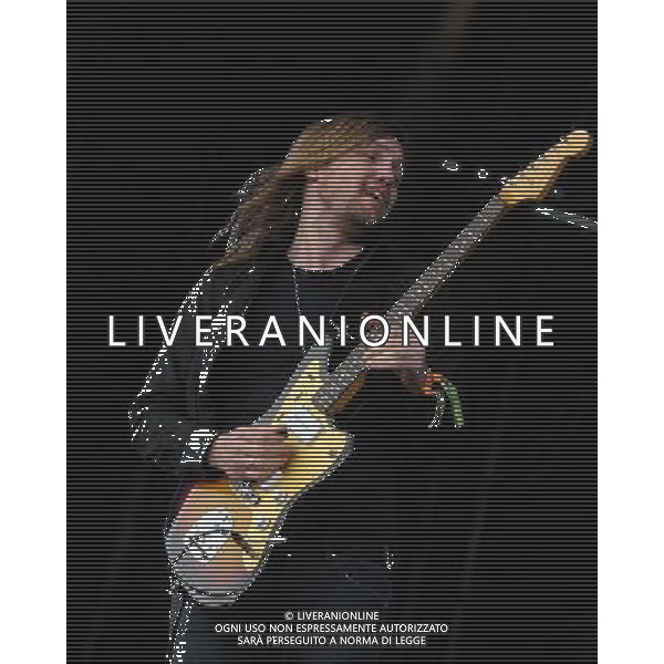 Pilton, UK, 27/06/2014 : Performances at Glastonbury Festival . Band of Skulls plays. Person Pictured: Russell Marsden, guitar, vocals. Picture by Julie Edwards AG ALDO LIVERANI SAS ONLY ITALY