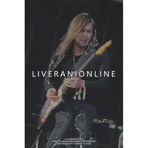 Pilton, UK, 27/06/2014 : Performances at Glastonbury Festival . Band of Skulls plays. Person Pictured: Russell Marsden, guitar, vocals. Picture by Julie Edwards AG ALDO LIVERANI SAS ONLY ITALY