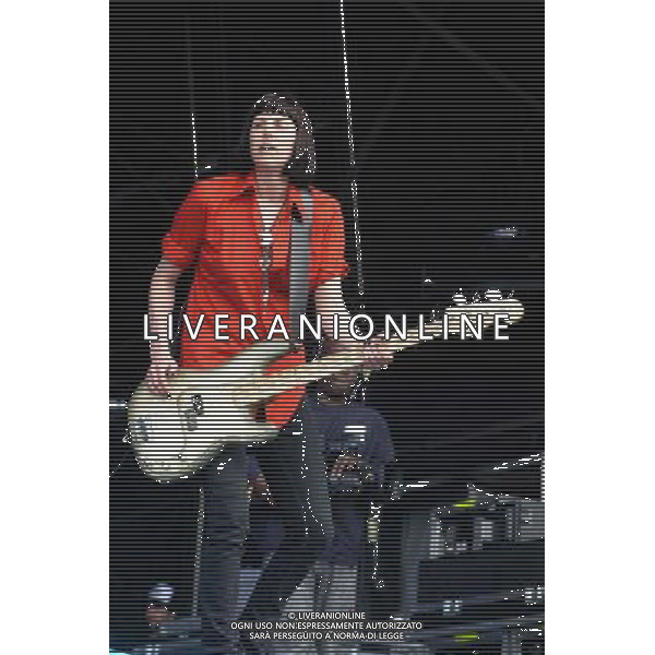 Pilton, UK, 27/06/2014 : Performances at Glastonbury Festival . Band of Skulls plays. Person Pictured: Emma Richardson, bass, vocals. Picture by Julie Edwards AG ALDO LIVERANI SAS ONLY ITALY