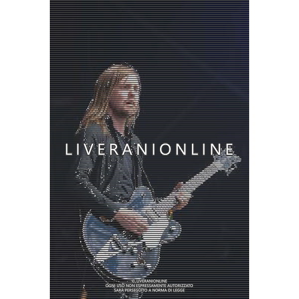 Pilton, UK, 27/06/2014 : Performances at Glastonbury Festival . Band of Skulls plays. Person Pictured: Russell Marsden, guitar, vocals. Picture by Julie Edwards AG ALDO LIVERANI SAS ONLY ITALY