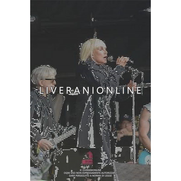 Pilton, UK, 27/06/2014 : Performances at Glastonbury Festival . Blondie plays. Person Pictured: Blondie, Chris Stein. Picture by Julie Edwards AG ALDO LIVERANI SAS ONLY ITALY