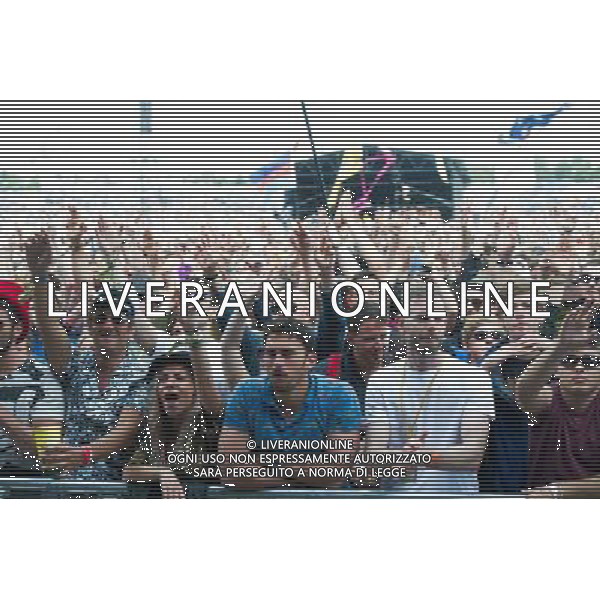 The crowd/atmosphere at Glastonbury Festival 2014, Worthy Farm, Pilton, Somerset, UK on Friday 27th June 2014. AG ALDO LIVERANI SAS ONLY ITALY