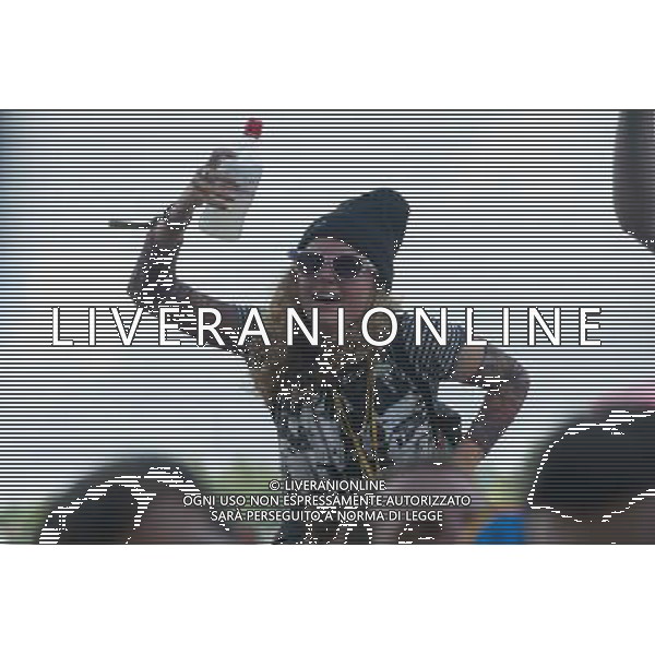 The crowd/atmosphere at Glastonbury Festival 2014, Worthy Farm, Pilton, Somerset, UK on Friday 27th June 2014. AG ALDO LIVERANI SAS ONLY ITALY