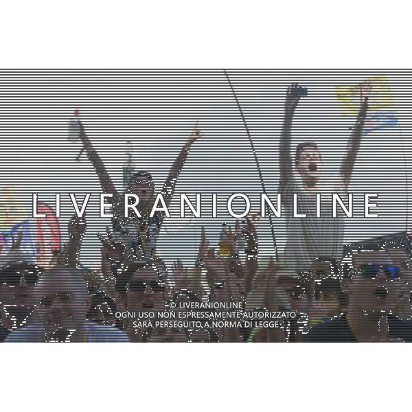 The crowd/atmosphere at Glastonbury Festival 2014, Worthy Farm, Pilton, Somerset, UK on Friday 27th June 2014. AG ALDO LIVERANI SAS ONLY ITALY