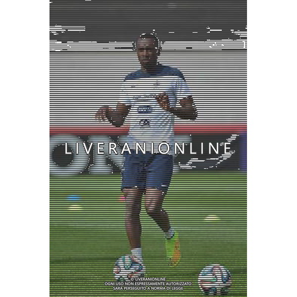 Blaise MATUIDI - 28.06.2014 - Entrainement Equipe de France - Coupe du Monde 2014 Photo : Dave Winter / Icon Sport AG ALDO LIVERANI SAS ONLY ITALY