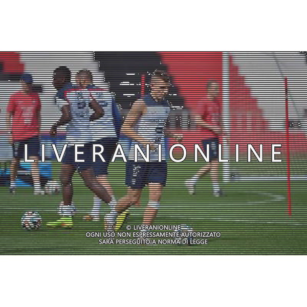 Lucas DIGNE - 28.06.2014 - Entrainement Equipe de France - Coupe du Monde 2014 Photo : Dave Winter / Icon Sport AG ALDO LIVERANI SAS ONLY ITALY