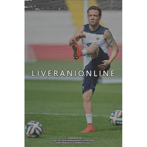 Mathieu VALBUENA - 28.06.2014 - Entrainement Equipe de France - Coupe du Monde 2014 Photo : Dave Winter / Icon Sport AG ALDO LIVERANI SAS ONLY ITALY