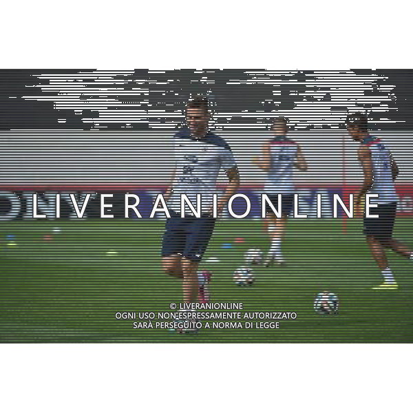 Olivier GIROUD - 28.06.2014 - Entrainement Equipe de France - Coupe du Monde 2014 Photo : Dave Winter / Icon Sport AG ALDO LIVERANI SAS ONLY ITALY