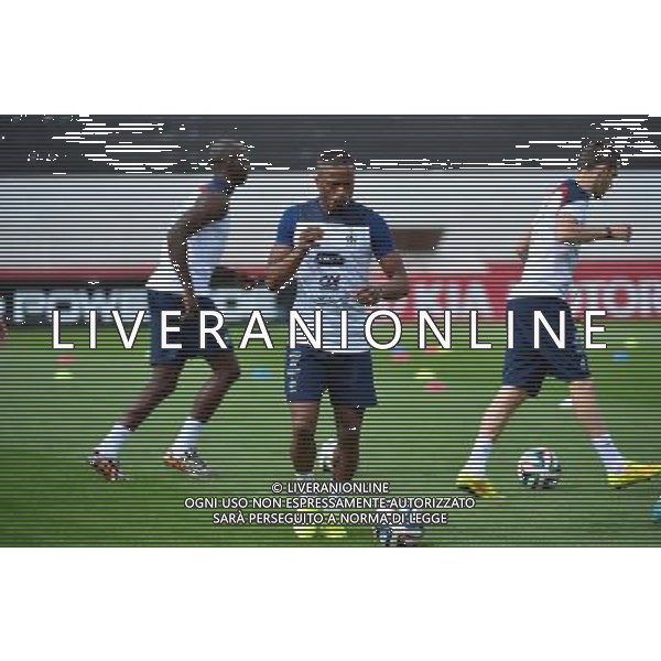 Patrice EVRA - 28.06.2014 - Entrainement Equipe de France - Coupe du Monde 2014 Photo : Dave Winter / Icon Sport AG ALDO LIVERANI SAS ONLY ITALY