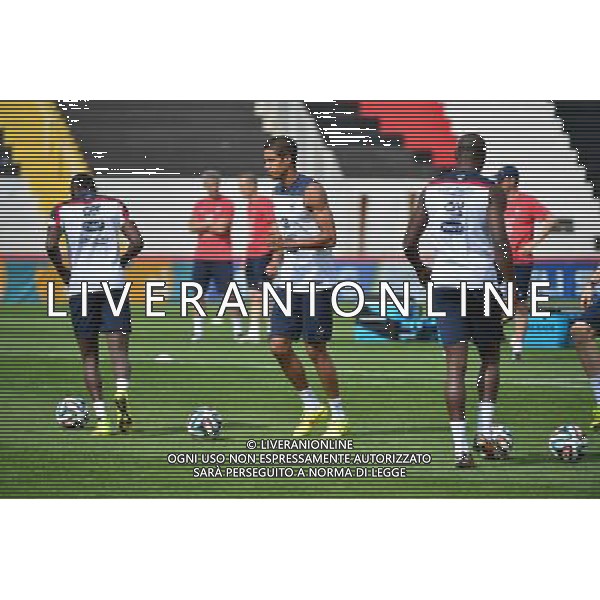 Raphael VARANE - 28.06.2014 - Entrainement Equipe de France - Coupe du Monde 2014 Photo : Dave Winter / Icon Sport AG ALDO LIVERANI SAS ONLY ITALY
