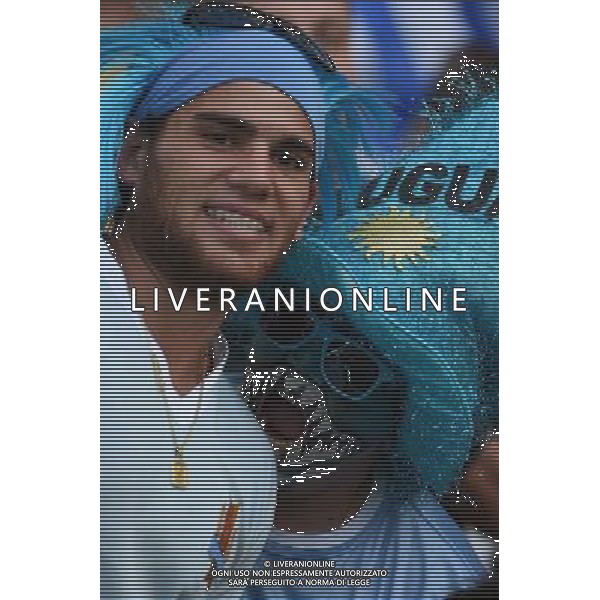 FIFA World Cup Brasile 2014 Ottavi di Finale Rio de Janeiro - 28.06.2014 Colombia-Uruguay Nella Foto:TIFOSI URUGUAY /Ph.Vitez-Ag. Aldo Liverani
