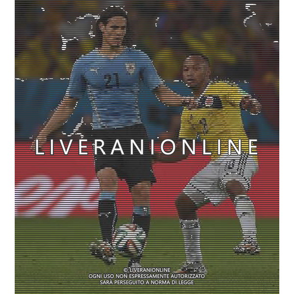 FIFA World Cup Brasile 2014 Ottavi di Finale Rio de Janeiro - 28.06.2014 Colombia-Uruguay Nella Foto:cavani zuniga /Ph.Vitez-Ag. Aldo Liverani