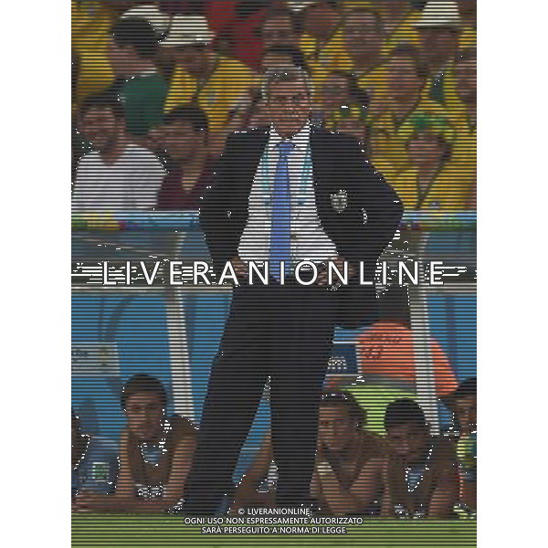 FIFA World Cup Brasile 2014 Ottavi di Finale Rio de Janeiro - 28.06.2014 Colombia-Uruguay Nella Foto:Tabarez Oscar /Ph.Vitez-Ag. Aldo Liverani