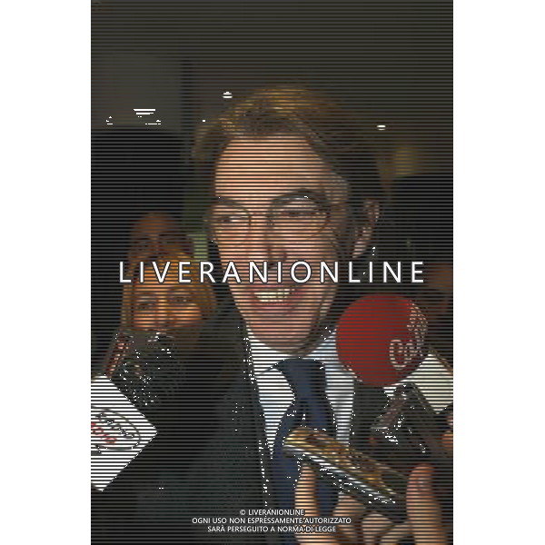 Milano 10/12/2004 Assemblea di Lega Societa\' di Calcio Serie A-B nella foto: Massimo Moratti foto Andry/Ag.Aldo Liverani
