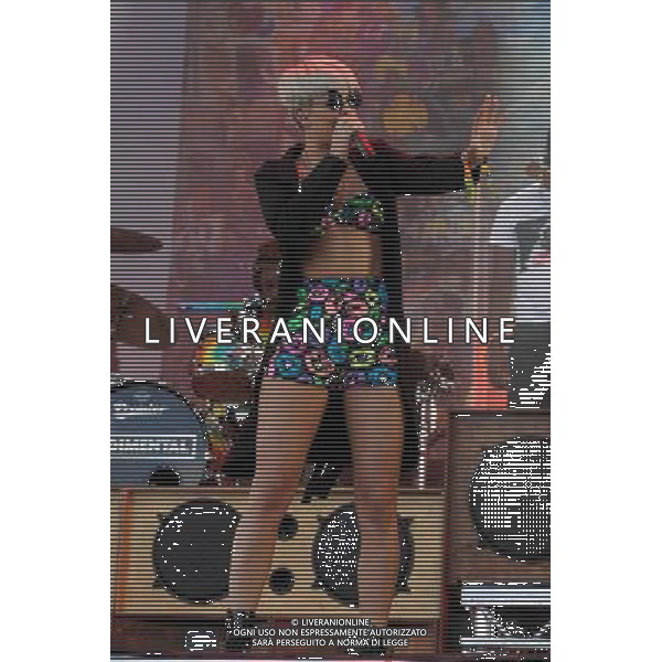 Pilton, UK, 27/06/2014 : Performances at Glastonbury Festival . Rudimental plays. Person Pictured: AnnMarie Nicholson, Ann Marie. AG ALDO LIVERANI SAS ONLY ITALY