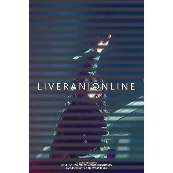 Pilton, UK, 27/06/2014 : Performances at Glastonbury Festival . Skrillex plays. Person Pictured: Sonny John Moore. AG ALDO LIVERANI SAS ONLY ITALY