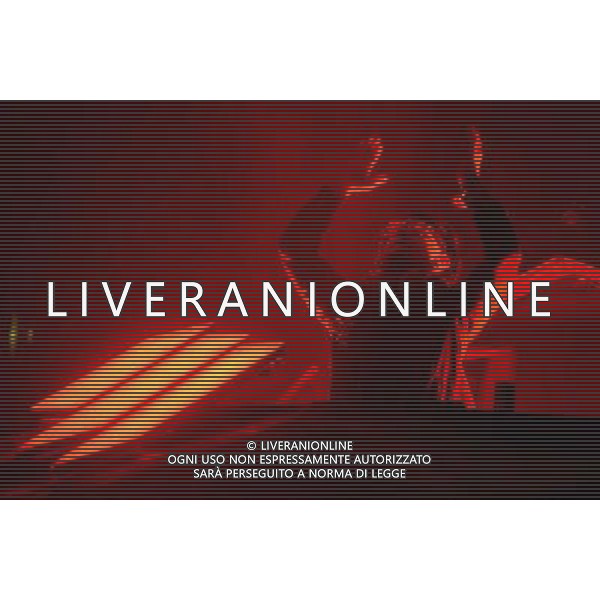 Pilton, UK, 27/06/2014 : Performances at Glastonbury Festival . Skrillex plays. Person Pictured: Sonny John Moore. AG ALDO LIVERANI SAS ONLY ITALY