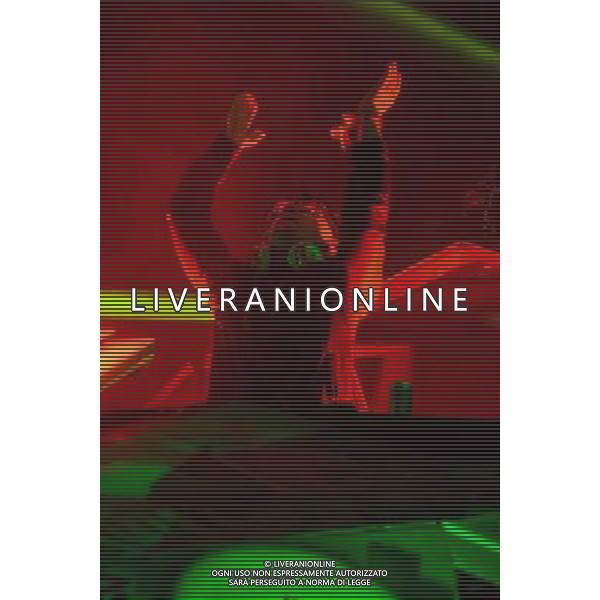 Pilton, UK, 27/06/2014 : Performances at Glastonbury Festival . Skrillex plays. Person Pictured: Sonny John Moore. AG ALDO LIVERANI SAS ONLY ITALY