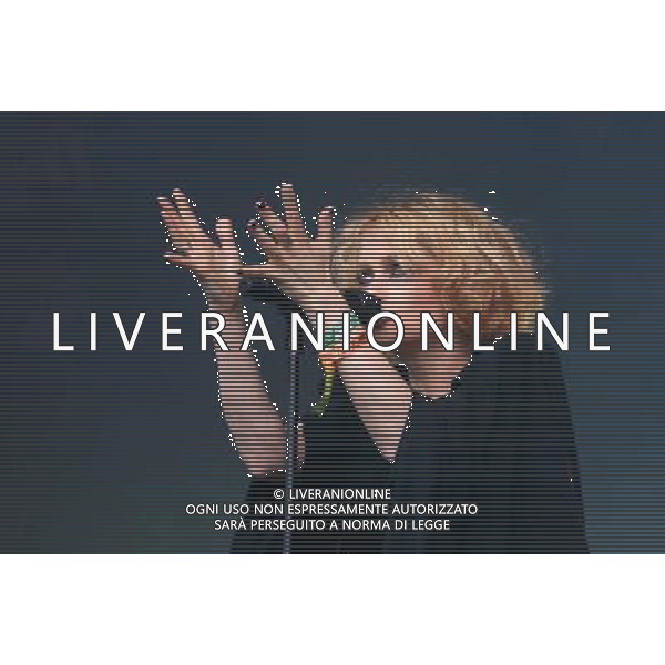 Pilton, UK, 28/06/2014 : Performances at Glastonbury Festival . Goldfrapp plays. Person Pictured: Alison Goldfrapp. AG ALDO LIVERANI SAS ONLY ITALY