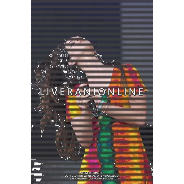 Pilton, UK, 28/06/2014 : Performances at Glastonbury Festival . Lana Del Rey plays. Person Pictured: Lana Del Rey, Elizabeth Woolridge Grant. AG ALDO LIVERANI SAS ONLY ITALY