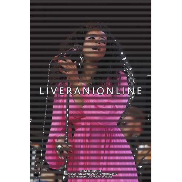 Pilton, UK, 28/06/2014 : Performances at Glastonbury Festival . Kelis plays. Person Pictured: Kelis Rogers. AG ALDO LIVERANI SAS ONLY ITALY