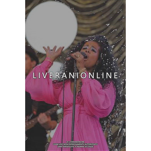 Pilton, UK, 28/06/2014 : Performances at Glastonbury Festival . Kelis plays. Person Pictured: Kelis Rogers. AG ALDO LIVERANI SAS ONLY ITALY