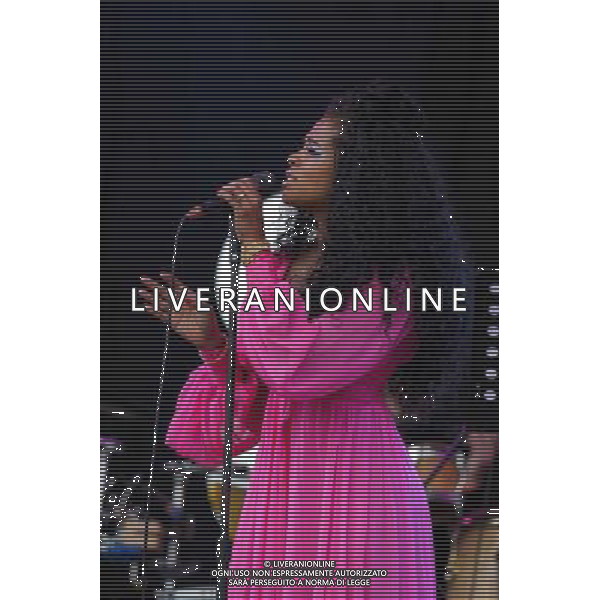 Pilton, UK, 28/06/2014 : Performances at Glastonbury Festival . Kelis plays. Person Pictured: Kelis Rogers. AG ALDO LIVERANI SAS ONLY ITALY