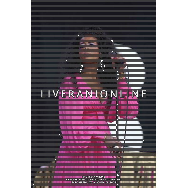 Pilton, UK, 28/06/2014 : Performances at Glastonbury Festival . Kelis plays. Person Pictured: Kelis Rogers. AG ALDO LIVERANI SAS ONLY ITALY