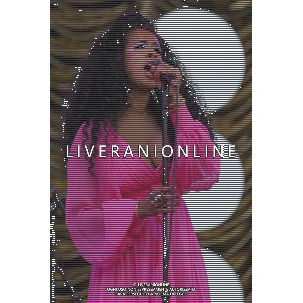 Pilton, UK, 28/06/2014 : Performances at Glastonbury Festival . Kelis plays. Person Pictured: Kelis Rogers. AG ALDO LIVERANI SAS ONLY ITALY