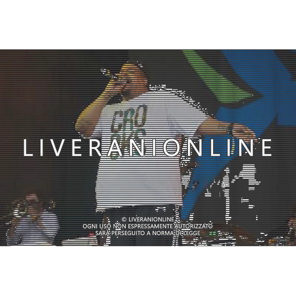 David Jude Jolicoeur of American hip hop trio De La Soul perform at Glastonbury Festival 2014, Worthy Farm, Pilton, Somerset, UK on Friday 27th June 2014. AG ALDO LIVERANI SAS ONLY ITALY