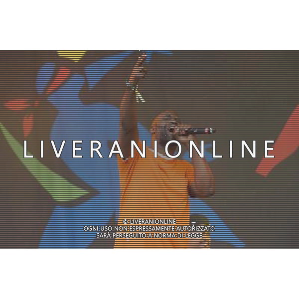 Kelvin Mercer of American hip hop trio De La Soul perform at Glastonbury Festival 2014, Worthy Farm, Pilton, Somerset, UK on Friday 27th June 2014. AG ALDO LIVERANI SAS ONLY ITALY