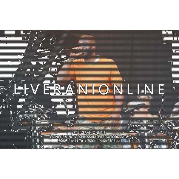 Kelvin Mercer of American hip hop trio De La Soul perform at Glastonbury Festival 2014, Worthy Farm, Pilton, Somerset, UK on Friday 27th June 2014. AG ALDO LIVERANI SAS ONLY ITALY