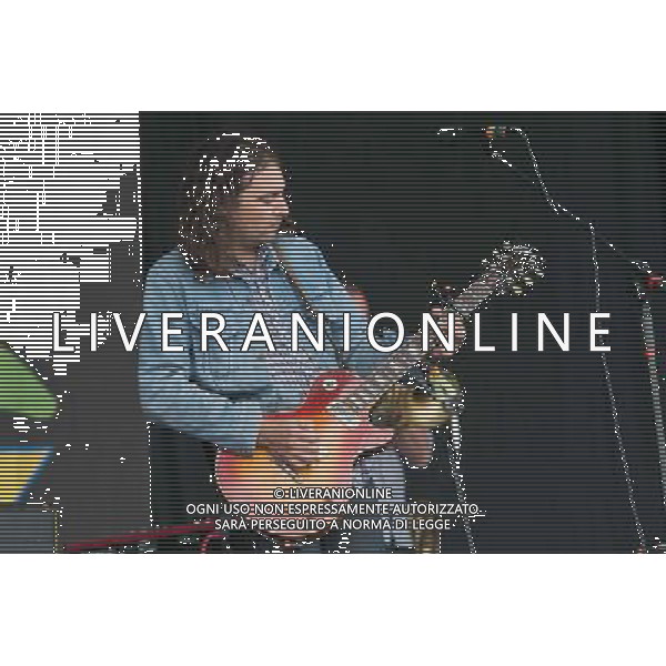 Adam Granduciel of The War On Drugs performing at Glastonbury Festival 2014, Worthy Farm, Pilton, Somerset, UK on Friday 27th June 2014. AG ALDO LIVERANI SAS ONLY ITALY