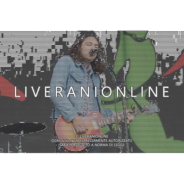 Adam Granduciel of The War On Drugs performing at Glastonbury Festival 2014, Worthy Farm, Pilton, Somerset, UK on Friday 27th June 2014. AG ALDO LIVERANI SAS ONLY ITALY