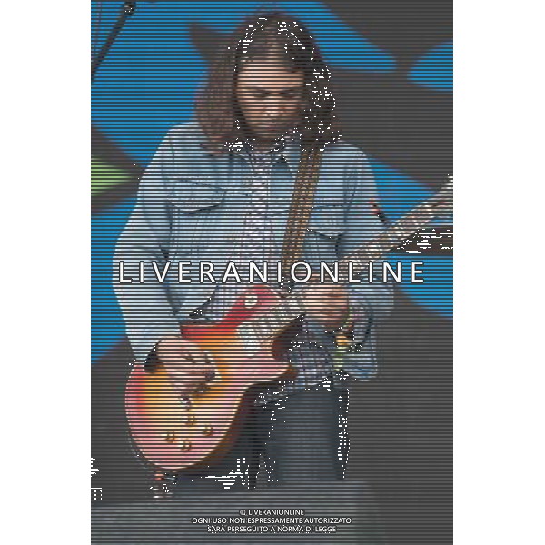 Adam Granduciel of The War On Drugs performing at Glastonbury Festival 2014, Worthy Farm, Pilton, Somerset, UK on Friday 27th June 2014. AG ALDO LIVERANI SAS ONLY ITALY