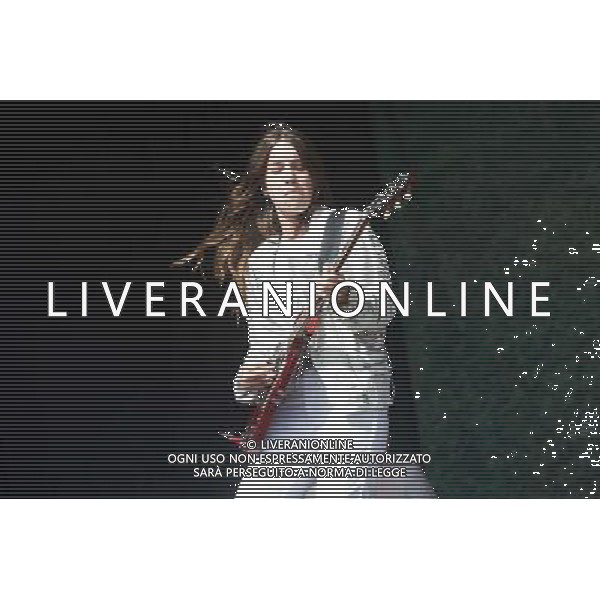 Californian sister trio Haim perform at Glastonbury Festival 2014, Worthy Farm, Pilton, Somerset, UK on Friday 27th June 2014. AG ALDO LIVERANI SAS ONLY ITALY