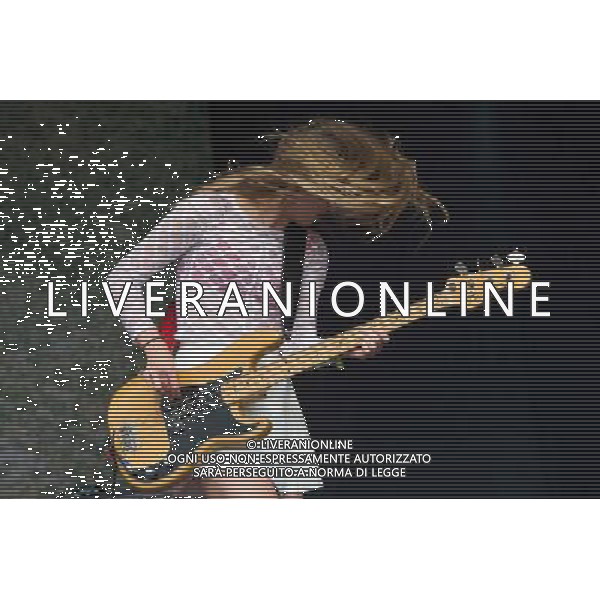 Californian sister trio Haim perform at Glastonbury Festival 2014, Worthy Farm, Pilton, Somerset, UK on Friday 27th June 2014. AG ALDO LIVERANI SAS ONLY ITALY