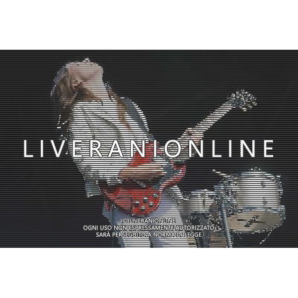 Californian sister trio Haim perform at Glastonbury Festival 2014, Worthy Farm, Pilton, Somerset, UK on Friday 27th June 2014. AG ALDO LIVERANI SAS ONLY ITALY