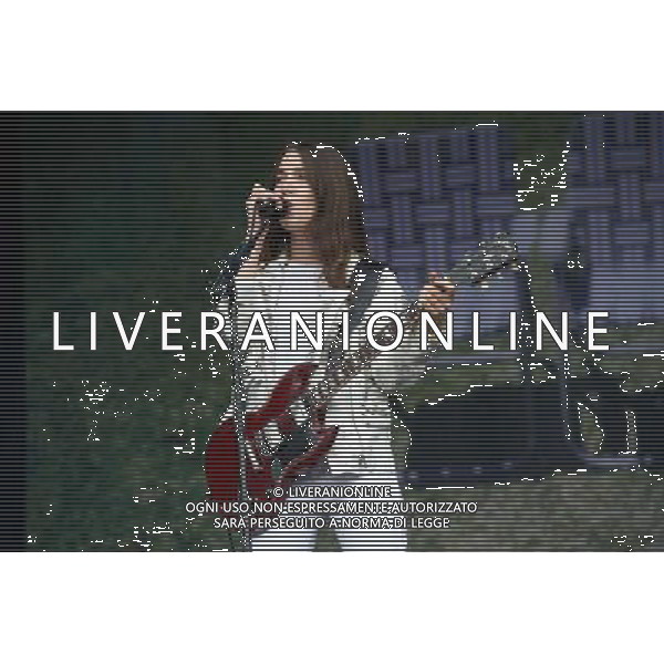 Californian sister trio Haim perform at Glastonbury Festival 2014, Worthy Farm, Pilton, Somerset, UK on Friday 27th June 2014. AG ALDO LIVERANI SAS ONLY ITALY