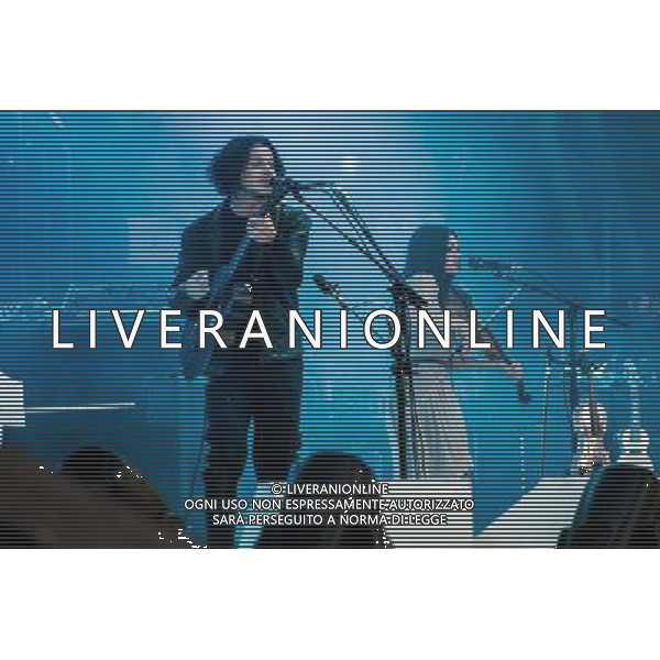 Jack White performs on The Pyramid Stage at Glastonbury Festival 2014, Worthy Farm, Pilton, Somerset, UK on Saturday 28th June 2014. AG ALDO LIVERANI SAS ONLY ITALY