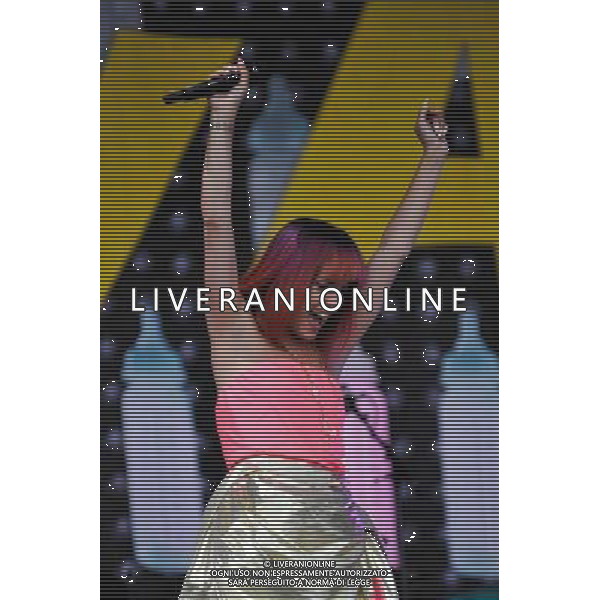 Lily Allen (born Lily Rose Allen) performs at Glastonbury Festival 2014, Worthy Farm, Pilton, Somerset, UK on Friday 27th June 2014. AG ALDO LIVERANI SAS ONLY ITALY