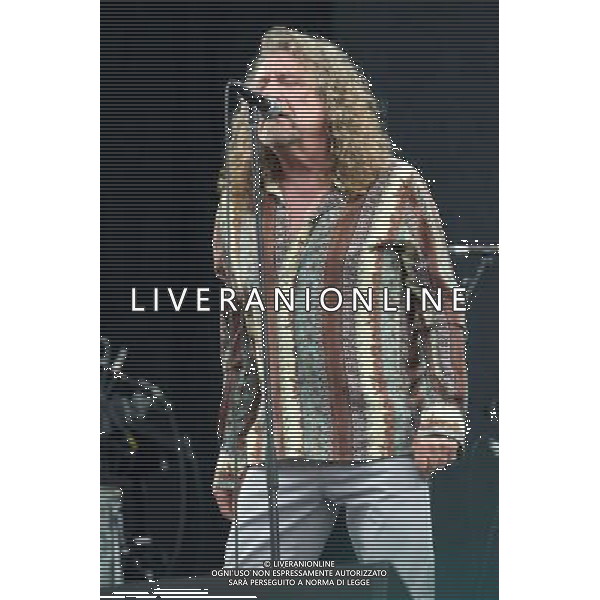 English singer-songwriterand Led Zeppelin vocalist Robert Plant (CBE) performs on The Pyramid Stage at Glastonbury Festival 2014, Worthy Farm, Pilton, Somerset, UK on Saturday 28th June 2014. ©PHOTOSHOT/Agenzia Aldo Liverani sas - ITALY ONLY - EDITORIAL USE ONLY