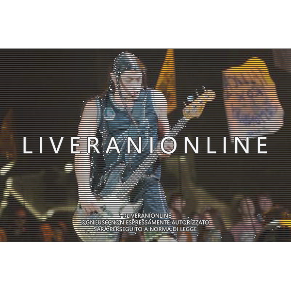 Robert Trujillo of Metallica performs on The Pyramid Stage at Glastonbury Festival 2014, Worthy Farm, Pilton, Somerset, UK on Saturday 28th June 2014. ©PHOTOSHOT/Agenzia Aldo Liverani sas - ITALY ONLY - EDITORIAL USE ONLY